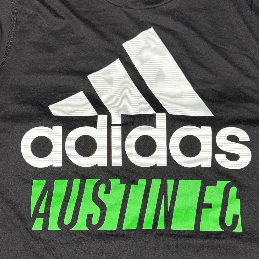 Adidas Black and Green Austin FC Tee - Picture 6 of 7